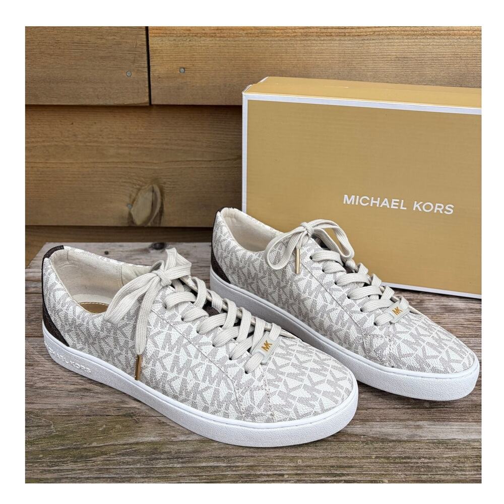Michael Kors Catelyn Logo Lace Up tennis shoes